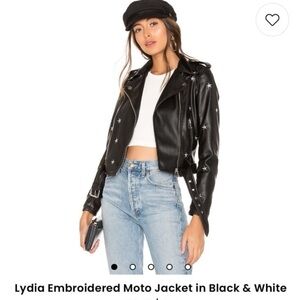 Black star leather jacket Nordstrom